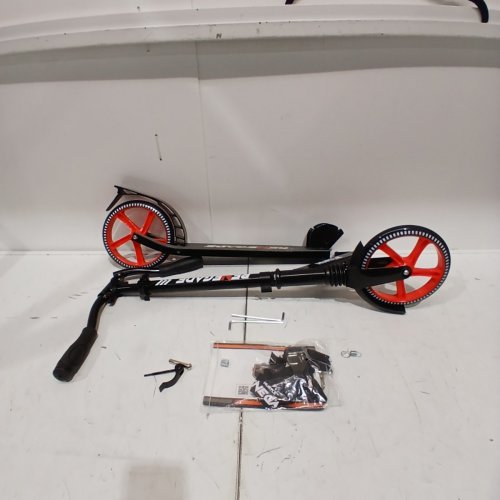 HURTLE RENEGADE ADJUSTABLESCOOTER WITH KICKSTAND, ADJUSTS FROM CHILD TO ADULT HEIGHT - BLACK (MODEL: HURTSBLK) image 2