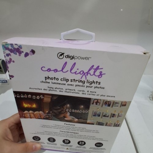 DIGIPOWER COOL LIGHTS PHOTO CLIP STRING LIGHTS - 10FT (MODEL: DP-SLTR) image 3