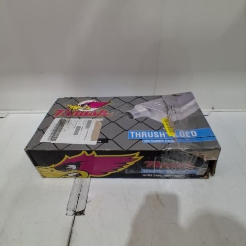 THRUSH TURBO TRI FLOW MUFFLER - 2.5" INLET/OUTLET - 18.5" LENGTH - STEEL (MODEL: 17715) image 4