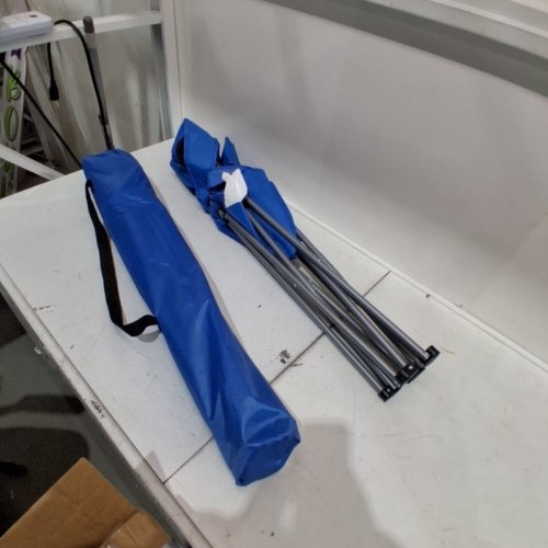 2PK SONGMICS FOLDING CAMPING CHAIRS - 330 LBS MAX - BLUE (MODEL: GCB08BU) image 2