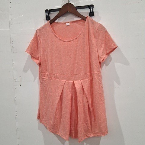 WOMEN'S SHORT SLEEVE T-SHIRT - SIZE SMALL - CORAL image 2