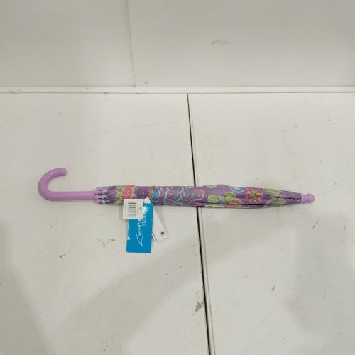 KIDS THE WEATHER STATION BUTTERFLY FLORAL UMBRELLA - OSFM - PURPLE/MULTICOLOURED (MODEL: BUUM9354) image 3