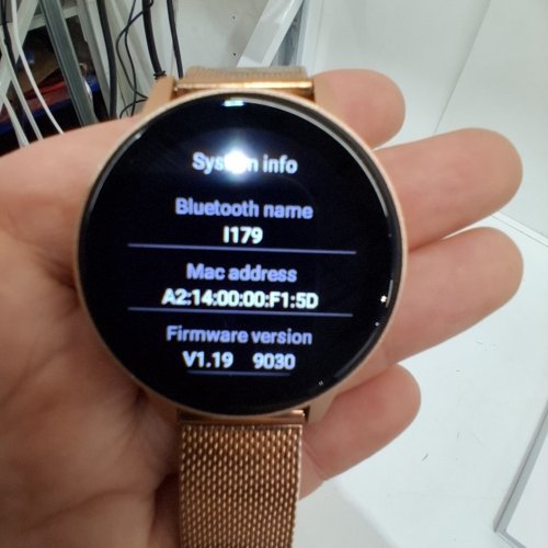 WOMEN'S IARET SMART WATCH FITNESS TRACKER WITH 4 EXTRA BANDS & NECKLACE GIFTSET- 41 MM, BLUETOOTH CALL, HEART RATE/SLEEP MONITOR, 120+ SPORTS MODES, ANDROID & IOS - ROSE GOLD image 3