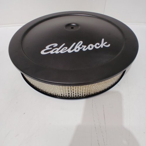 EDELBROCK PRO-FLO FINISH ROUND AIR FILTER / CLEANER - 3" X 14" - BLACK (MODEL: 1223) image 3