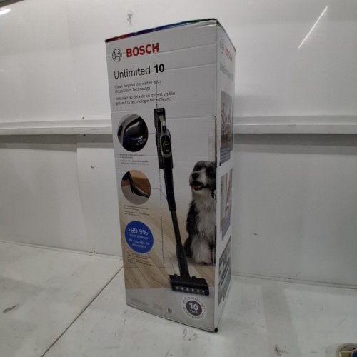 11PC BOSCH UNLIMITED 10 CORDLESS VACUUM - DARK CREAM/BLACK (MODEL: BCS1041TUC) image 5