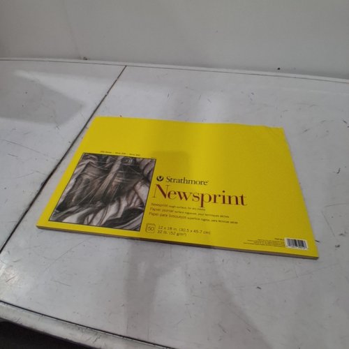 STRATHMORE 300 SERIES NEWSPRINT ROUGH SURFACE PAPER PAD - 12'' X 18'' (MODEL: P307-812) image 2