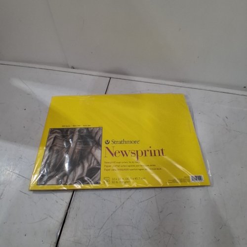 STRATHMORE 300 SERIES NEWSPRINT ROUGH SURFACE PAPER PAD - 12'' X 18'' (MODEL: P307-812) image 4