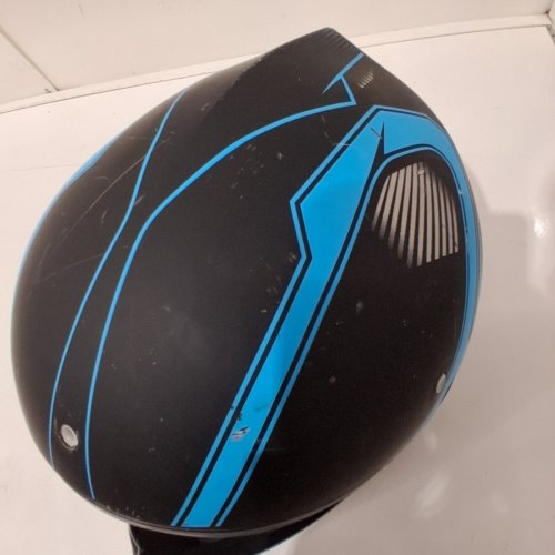 ADULT ZJRA FOUR-WHEELER HELMET - SMALL - BLACK AND BLUE (MODEL: ZH-02) image 4