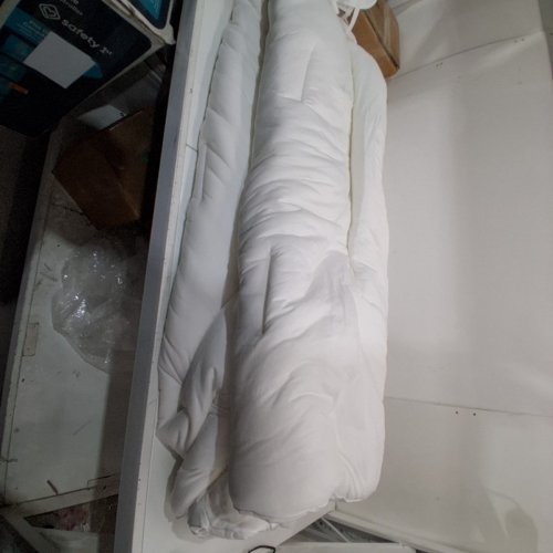 MELLOW MARSHMELLOW COMFORTER - 90" X 90" - WHITE image 3