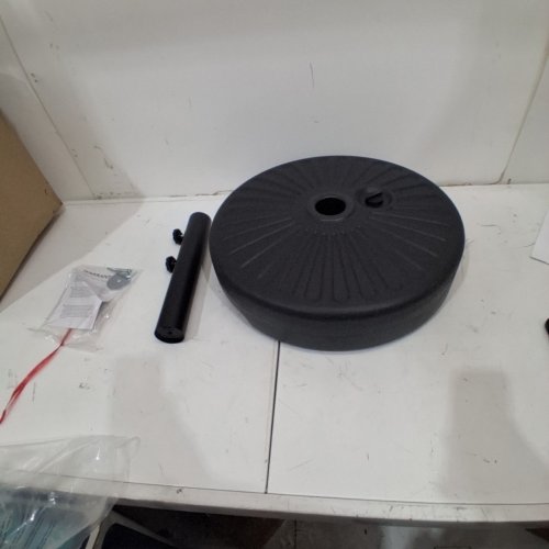 JEARY WATER FILLED PATIO UMBRELLA STAND - 81.5LBS MAX - BLACK (MODEL: A091-004-001-044) image 2