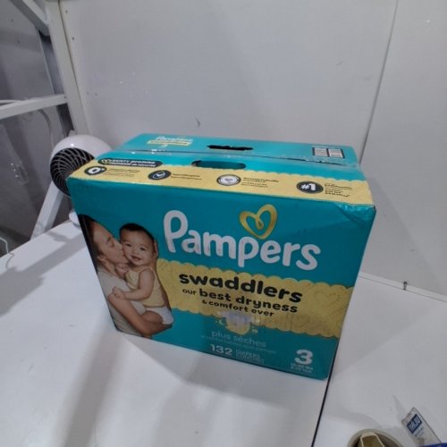 132PK PAMPERS SWADDLERS DIAPERS - SIZE 3 (1326LB) image 3