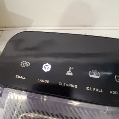 EUHOMY SELF-CLEANING BULLET COUNTERTOP PORTABLE ICE MAKER WITH ICE SCOOP - MAKES 27LB PER DAY - BLACK (MODEL: IM021-BBL-CAEH) image 2