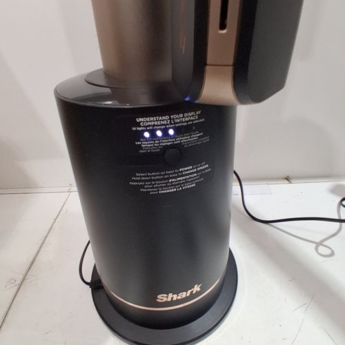 SHARK TURBOBLADE BLADELESS TOWER FAN WITH 80 FT AIRFLOW, 180° OSCILLATION, DUAL PIVOT COOLING, 10 SPEEDS, QUIET OPERATION, DUSTDEFENSE, AND REMOTE CONTROL - BLACK (MODEL: TF202SC) image 2