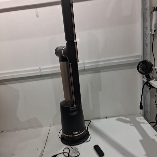 SHARK TURBOBLADE BLADELESS TOWER FAN WITH 80 FT AIRFLOW, 180° OSCILLATION, DUAL PIVOT COOLING, 10 SPEEDS, QUIET OPERATION, DUSTDEFENSE, AND REMOTE CONTROL - BLACK (MODEL: TF202SC) image 3