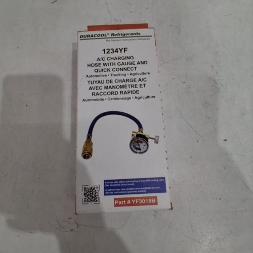 DURACOOL 1234YF A/C CHARGING HOSE WITH GAUGE AND QUICK CONNECT (ITEM: YF3015B) image 4
