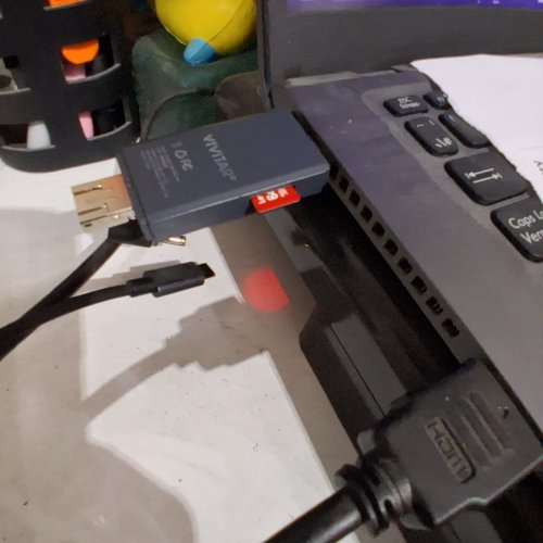 VIVITAR 5-IN-1 SD & MICRO SD CARD READER PLUG & PLAY - BLACK (MODEL: VIVRW7100-NOC-FR) image 2