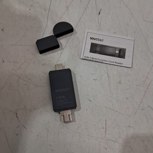 VIVITAR 5-IN-1 SD & MICRO SD CARD READER PLUG & PLAY - BLACK (MODEL: VIVRW7100-NOC-FR) image 5