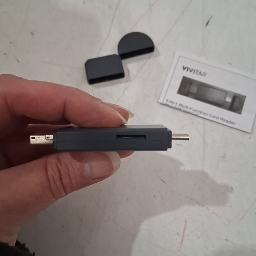 VIVITAR 5-IN-1 SD & MICRO SD CARD READER PLUG & PLAY - BLACK (MODEL: VIVRW7100-NOC-FR) image 8