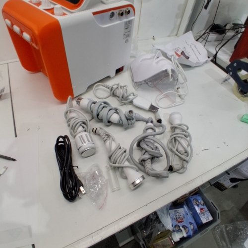 HYDRA DERMABRASION H202 AQUA 7-IN-1 BEAUTY FACIAL DEVICE - WHITE /ORANGE image 6