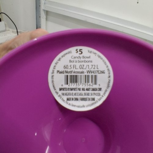 EASTER BUNNY CANDY SERVING BOWL - 1.72L - MULTICOLOUR image 2