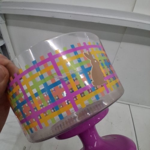 EASTER BUNNY CANDY SERVING BOWL - 1.72L - MULTICOLOUR image 4
