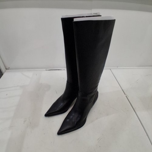 WOMEN'S CIRCUS NY YULIA KNEE HIGH SUEDE BOOTS - SIZE 9.5 WIDE CALF - BLACK image 3