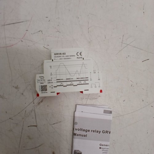 GEYA MONITORING VOLTAGE RELAY - 110-240 V 50/60HZ; AC1 10A/250 V (MODEL: GRV8-02) image 3