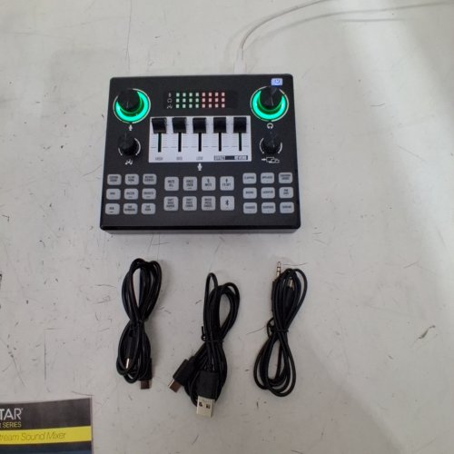 VIVITAR AUDIO STREAM SOUND MIXER WITH BLUETOOTH, MULTIPLE SOUND PADS & EFFECTS FOR VLOGGING, STREAMING, PODCASTING - BLACK (MODEL: VIVAUDMIX-NOC) image 2