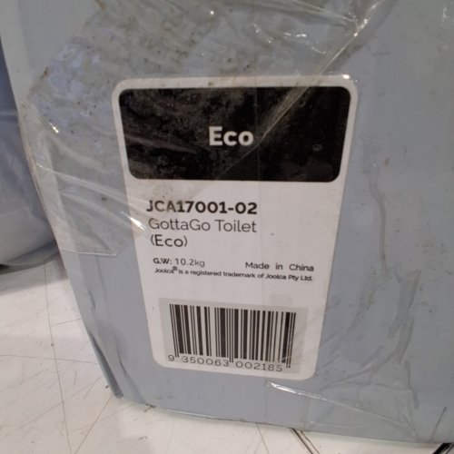 JOOLCA GOTTAGO PORTABLE TOILET WITH 3 MODES - ECO CASSETTE (9.4 L)/CHEMICAL CASSETTE (11 L)/URINE CONTAINER (4.6 L) - 330LB CAPACITY - GREY (MODEL: JCA17001-02) image 2
