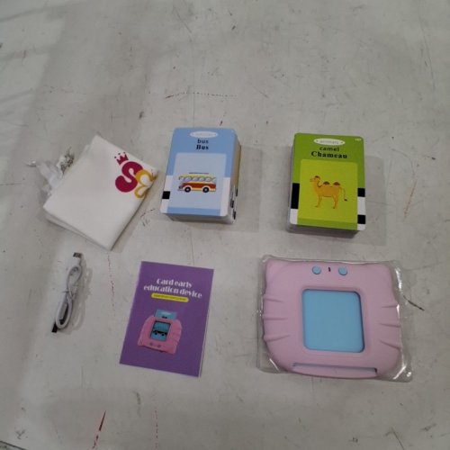 TIMINGSXD FRENCH/ENGLISH TALKING FLASH CARDS - 320 WORDS - PINK (MODEL: CAFY002_PINK) image 3