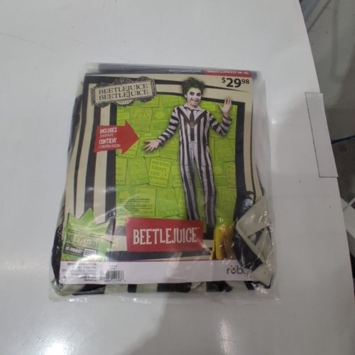 BOYS RUBIES BEETLEJUICE COSTUME - SMALL (4-6) - WHITE/BLACK (STYLE: 1001534) image 2
