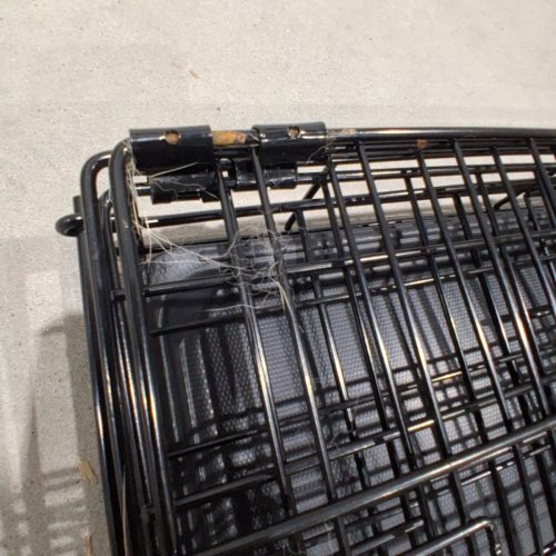 MIDWEST ICRATE DOUBLE DOOR FOLDING METAL DOG CRATE WITH DIVIDER PANEL AND FLOOR PROTECTING FEET - XL - 48" X 30" X 33" - BLACK - (MODEL: 1548DDU) image 6