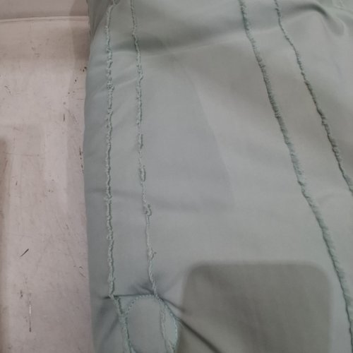 11PC MAINSTAYS BED IN A BAG SET - KING - GREEN/WHITE image 8