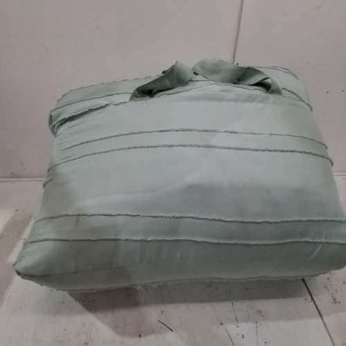 11PC MAINSTAYS BED IN A BAG SET - KING - GREEN/WHITE image 5