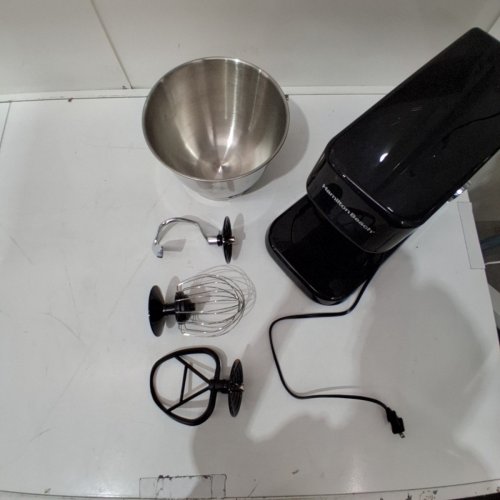 HAMILTON BEACH 6-SPEED STAND MIXER, BLACK (MODEL: 63325) image 4