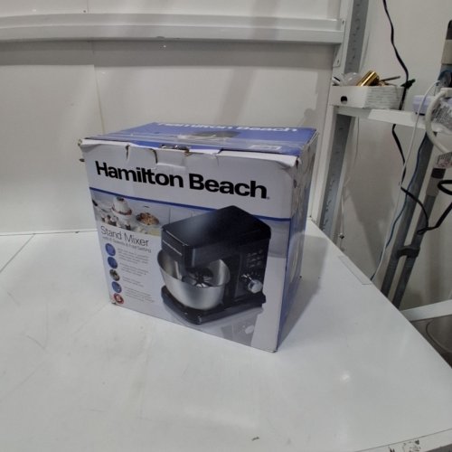 HAMILTON BEACH 6-SPEED STAND MIXER, BLACK (MODEL: 63325) image 5