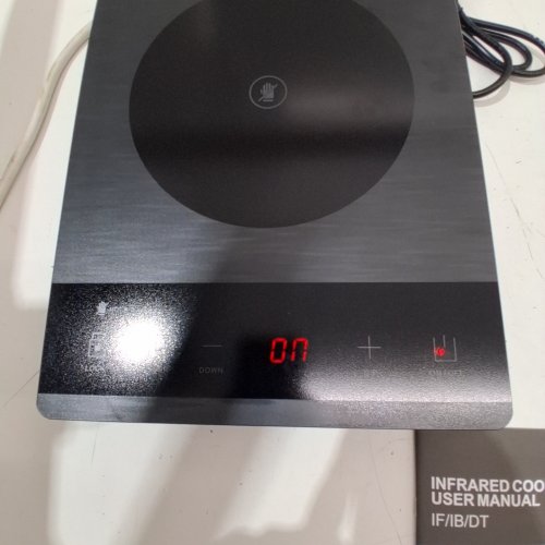 PAYISHO 1800W HOT PLATE SINGLE BURNER PORTABLE CERAMIC COOKTOP- BLACK image 2