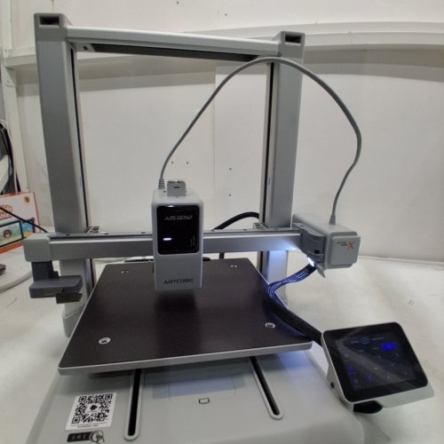 ANYCUBIC KOBRA X 3D PRINTER - 600MM/S HIGH-SPEED FDM PRINTER WITH 4-COLOR PRINTING, 49-POINT AUTO-LEVELING, SMART AI DETECTION - LIGHT GREY - 260 X 260 X 260 MM - (MODEL:KOBRA X) image 4