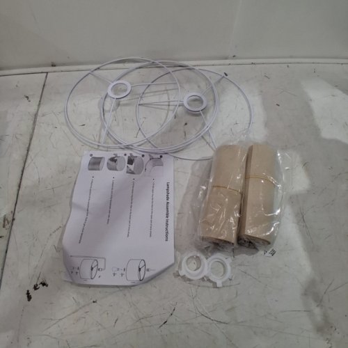 2PK DIY LAMPSHADE SET - BEIGE image 2