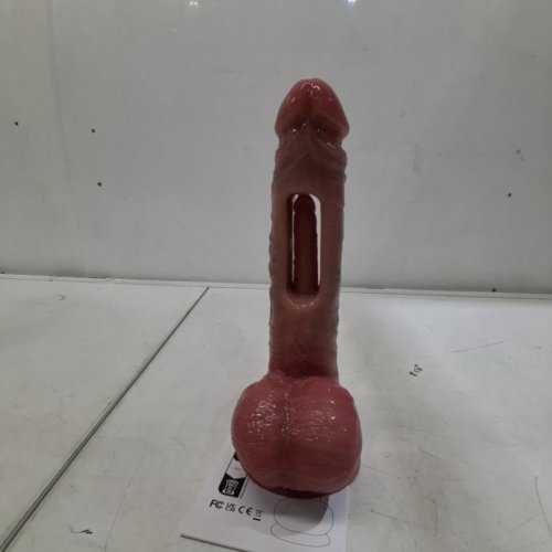 KHORBIN REALISTIC ANAL DILDOS VIBRATOR WITH REMOTE CONTROL. 9 FLAPPING, 9 VIBRATING, HEATING | SUCTION DILDO FOR G SPOT ANAL STIMULATION - 5.9" - BEIGE image 3