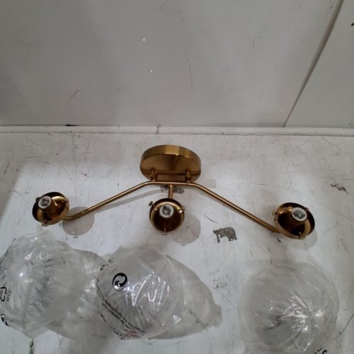 MERCER41 ULAH 3 - LIGHT DIMMABLE VANITY LIGHT - GOLD/COPPER (MODEL: A05176) image 3