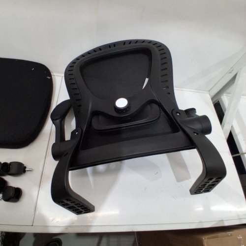 SPRDENG ERGONOMIC OFFICE CHAIR WITH TWO-WAY ADJUSTABLE LUMBAR SUPPORT & HEADREST - 330LBS CAPACITY - BLACK (MODEL: D01) image 5