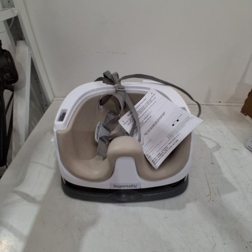 INGENUITY BABY BASE 2-IN-1 SEAT BOOSTER FEEDING SEAT - CASHMERE/WHITE (MODEL: 10678) image 2