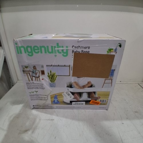 INGENUITY BABY BASE 2-IN-1 SEAT BOOSTER FEEDING SEAT - CASHMERE/WHITE (MODEL: 10678) image 5
