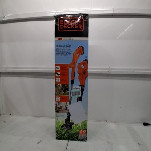 BLACK+DECKER 2-IN-1 STRING TRIMMER/EDGER AND SWEEPER/BLOWER - 10" - 20V MAX LITHIUM BATTERY WITH CHARGER - BLACK/ORANGE (MODEL: LCC222) image 6