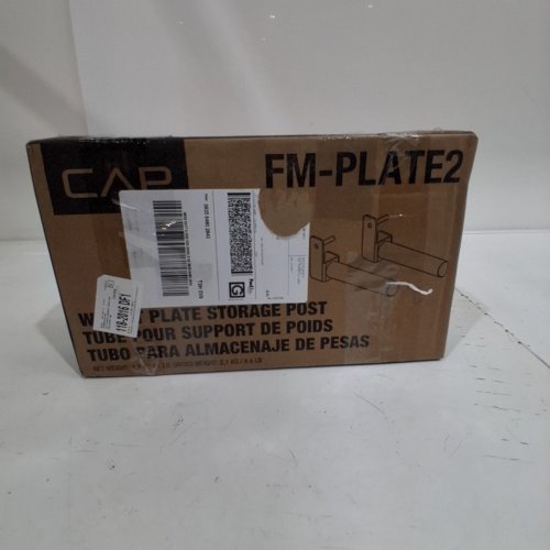 2pk CAP BARBELL OLYMPIC PLATE HOLDERS MAX 300LBS - 2" - BLACK (MODEL:FM-PLATE2) image 4