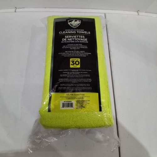30PK AUTO DRIVE EDGELESS MICROFIBER CLEANING TOWELS - 14" X 14" - ASSORTED image 2