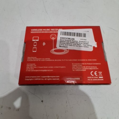 MPOW WIRELESS MUSIC RECEIVER WITH LCD DISPLAY & NOISE ISOLATOR (MODEL: BH489B) image 3