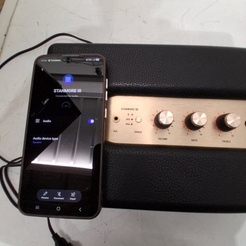 MARSHALL STANMORE III BLUETOOTH HOME SPEAKER - BLACK (MODEL: 1006014) image 2