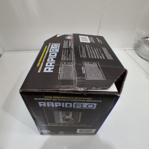 RAPID FLO COMPACT KINK RESISTANT GARDEN HOSE - 100FT - BLACK (MODEL: 1845730) image 2